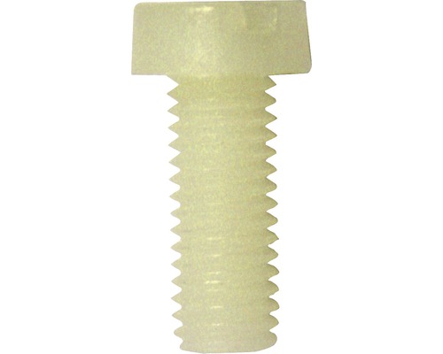 Vis en plastique filetée