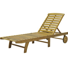 Gartenmöbelset GARDEN PLACE Alina 7-Sitzer 8 tlg. braun mit ausziehbarem Holztisch aus robuster Akazie, klappbar, inkl. Auflage