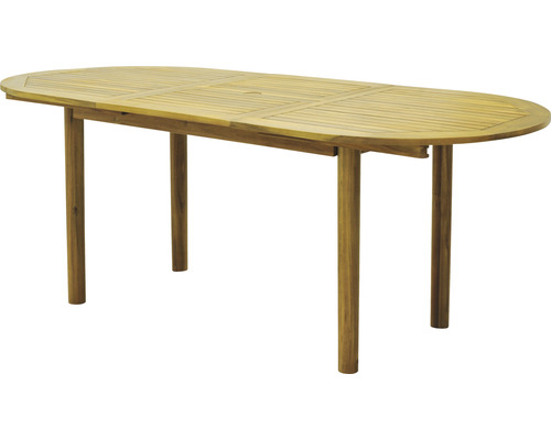 Ausziehbarer Gartentisch aus Holz