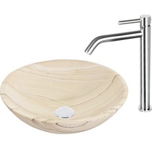 Robinet de lavabo pour vasque à poser Differnz chrome 30.414.11-thumb-13