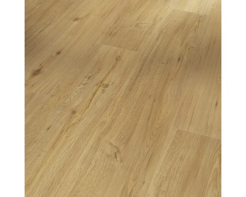 Sol Vinyle/PVC - Lame clipsable - parquet chêne naturel NATURAL OAK PLAIN -  Rigicore click 5.5 par Contesse