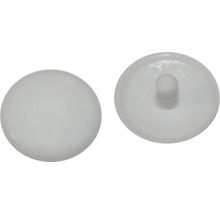 Caches pour perçage de trou pour tête blancs en plastique 100 unités-thumb-0