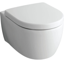 WC suspendu GEBERIT iCon cuvette à fond creux sans bride de rinçage blanc KeraTect® laque spéciale sans abattant WC 204060600-thumb-3
