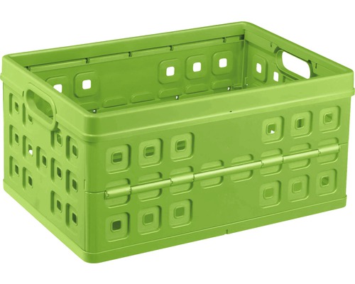 Caisse pliable Square 46 l, verte