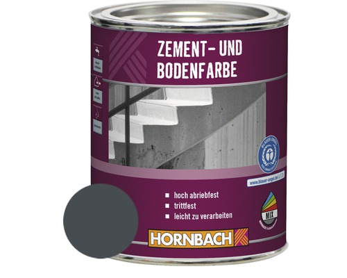 Peinture pour ciment HORNBACH peinture pour sol RAL7024 gris graphite 750 ml-0