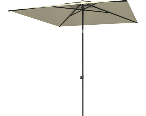 Rechteckiger Gartenschirm mit stabilem Ständer für den Außenbereich