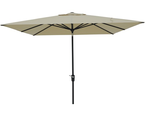 Parasol de marché Sarry Soluna 250 x 250 cm polyester (PES) écru