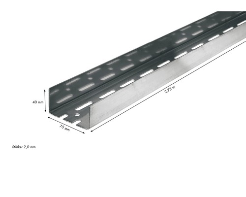 Lochprofil, 2,75 Meter lang