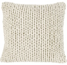 Coussin décoratif Marlin 50x50 cm blanc crème
