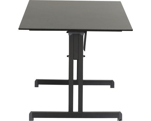 Table pliante carrée avec structure en acier pour l''intérieur