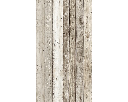 Panneau autocollant Pop.up 94219-2 planches marron Papier peint aspect planches de bois