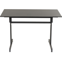 Bureau avec structure métallique et plateau de table rectangulaire