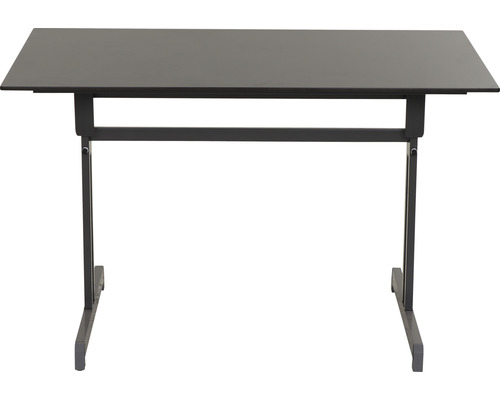 Bureau avec structure métallique et plateau de table rectangulaire
