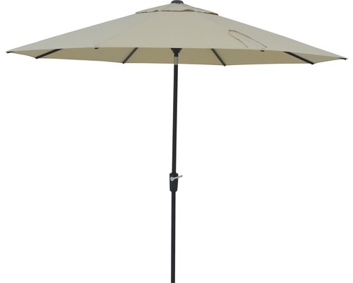 Parasol déporté Sarry Soluna Ø 300 cm polyester (PES) écru