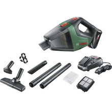 Aspirateur à main sans fil Bosch avec accessoires et chargeur