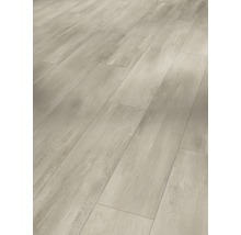Nahaufnahme von Laminatboden in Holzoptik