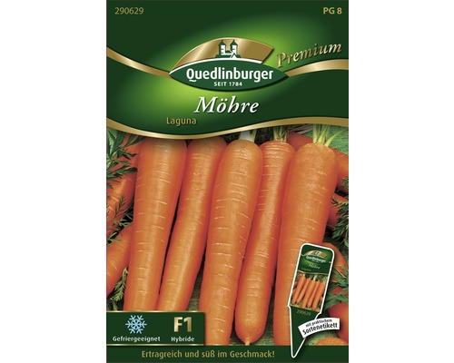 Semences de légumes carottes 'Laguna' Quedlinburger Quedlinburger Carotte Laguna paquet de graines