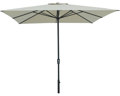 Parasol de marché Soluna Mejannes 300 x 300 cm écru Parasol de marché Soluna Mejannes 300 x 300 cm écru