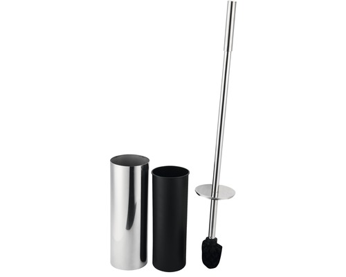 Toilettenbürste mit Behälter aus Edelstahl und Kunststoff