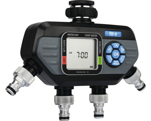 Programmation d''arrosage for.q avec plusieurs connexions et affichage numérique.