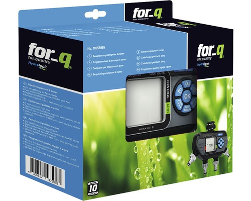 Ordinateur d''arrosage For Q pour quatre zones dans son emballage