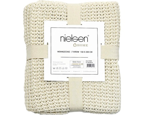 Nielsen Home Wohndecke, 150 x 200 cm, aus Baumwolle
