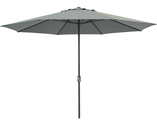 Parasol déporté Soluna Ø 350 cm polyester (PES) gris foncé