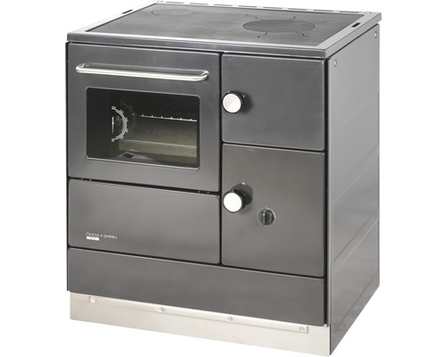 Cuisinière à bois avec four et plaque de cuisson