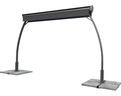 Tente de pavillon autoportante avec cadre en acier et base lestée pour l''extérieur