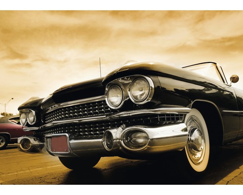 Fototapete Vlies 18469 Classic Cars 7-tlg. 350 x 260 cm