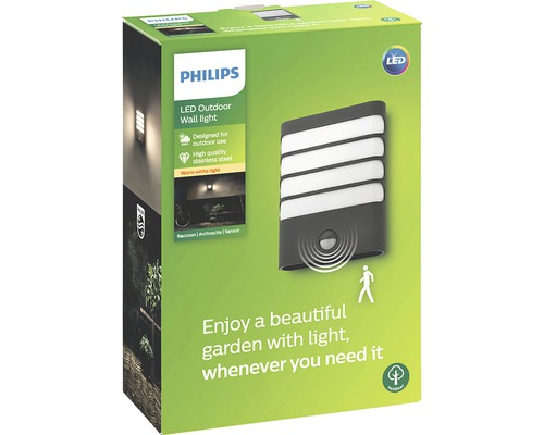 Philips LED Außenwandleuchte im Karton