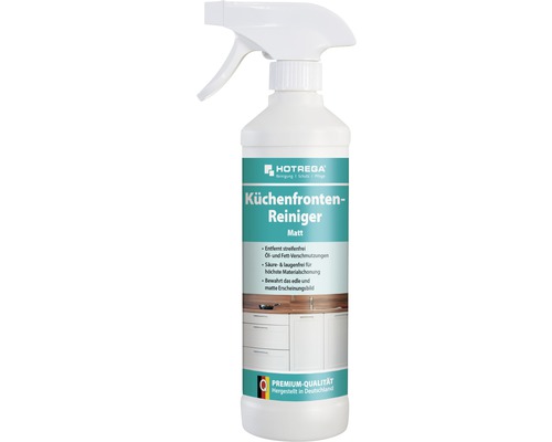 Küchenfronten-Reiniger Hotrega matt 500 ml Küchenfrontenreiniger in einer Sprühflasche