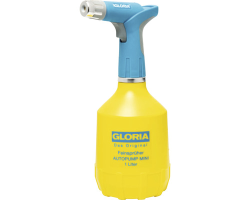 GLORIA AutoPump Mini - pulvérisateur fin 1 l, bouteille de pulvérisation sur piles