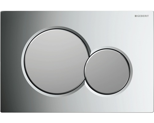 Plaque de commande GEBERIT Sigma 01 plaque brillant / touche chrome mat 115.770.KA.5