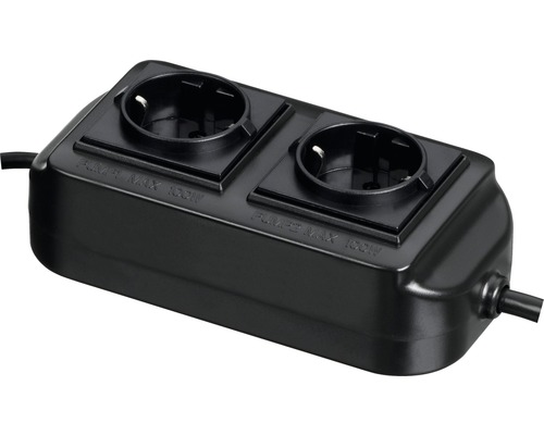 Multiprise avec deux prises