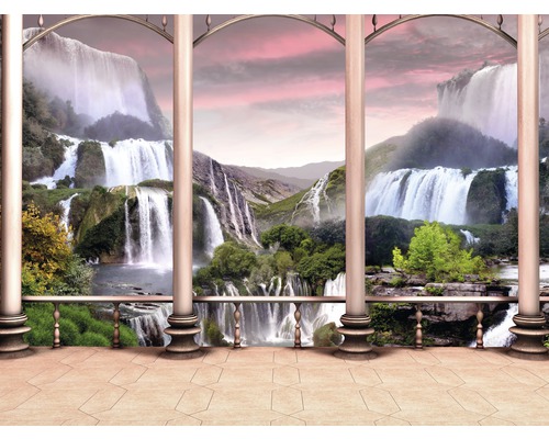 Papier peint panoramique intissé 22536 Waterfall Design 10 pces 500 x 280 cm