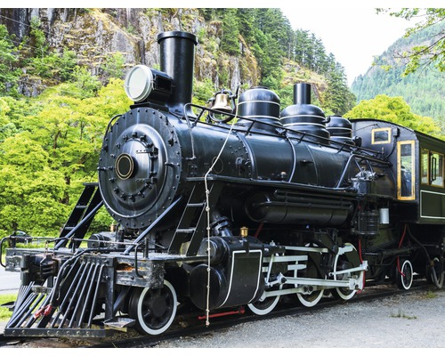 Fototapete Vlies 21582 Old Steam Locomotive 8-tlg. 400 x 260 cm
