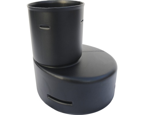 Réducteur pour tuyau de drainage Pipelife Agrodrän plastique noir DN 200/100 mm