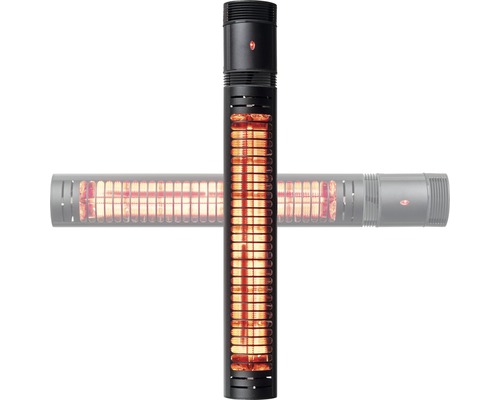 Radiateur radiant vertical pour l''extérieur