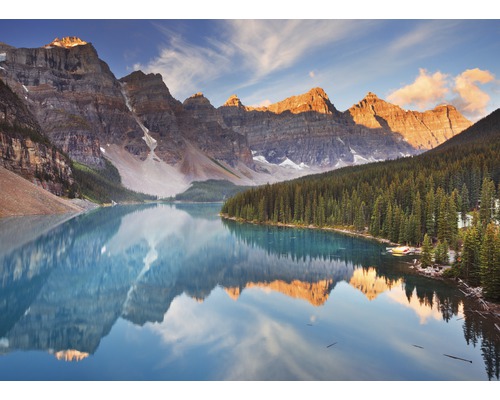 Fototapete Vlies 18676 Moraine Lake Rocky Mountains 7-tlg. 350 x 260 cm