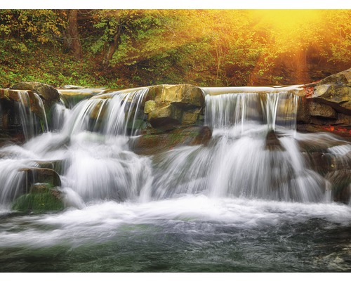 Papier peint panoramique intissé 18713 Mountain Waterfall 7 pces 350 x 260 cm