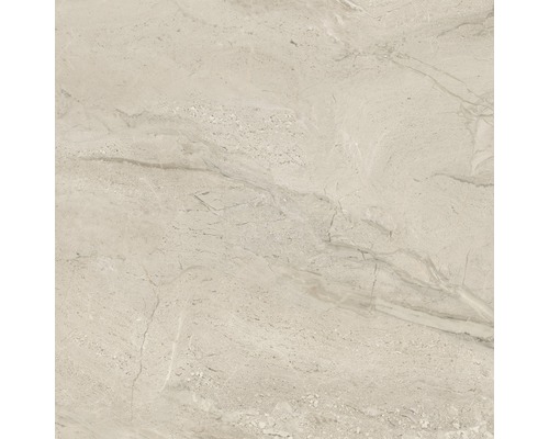 Carrelage sol et mur en grès cérame fin Sicilia 60 x 60 x 0,9 cm Avorio poli beige