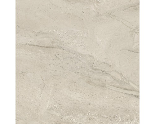 Feinsteinzeug Wand- und Bodenfliese Sicilia 60 x 60 x 0,9 cm Avorio poliert beige