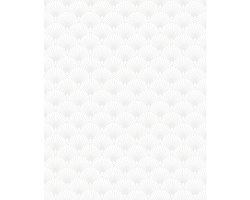 Papier peint intissé 101365 Kabuki Ecailles Gatsby blanc