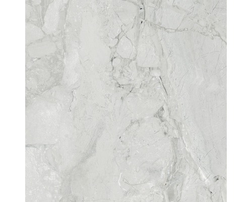 Carrelage sol et mur en grès cérame fin Sicilia 60 x 60 x 0,9 cm Cenere poli gris