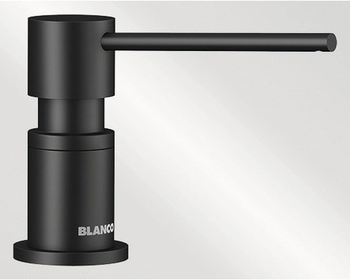 Distributeur de liquide vaisselle Distributeur de savon Blanco LATO noir mat 525789 Distributeur de savon noir de Blanco