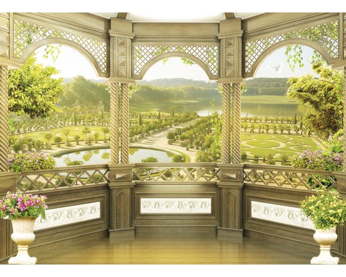 Papier peint panoramique intissé 18769 Fresco Garden Terrace 7 pces 350 x 260 cm