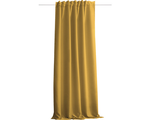 Rideau avec galon fronceur Akustik curry 135 x 245 cm Rideau avec galon fronceur Akustik curry 135 x 245 cm