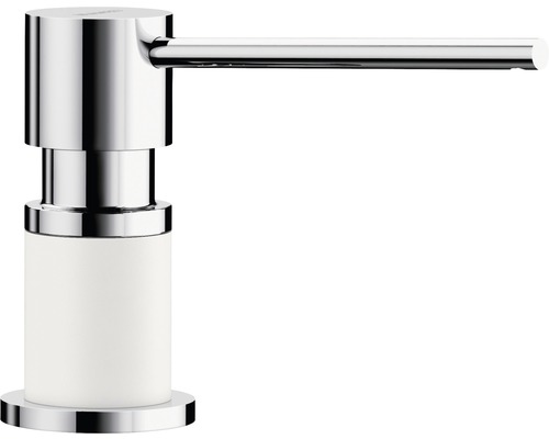Distributeur de liquide vaisselle Distributeur de savon Blanco LATO blanc chrome 525814