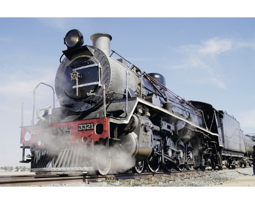 Fototapete Vlies 18857 Vintage steam train 7-tlg. 350 x 260 cm-0